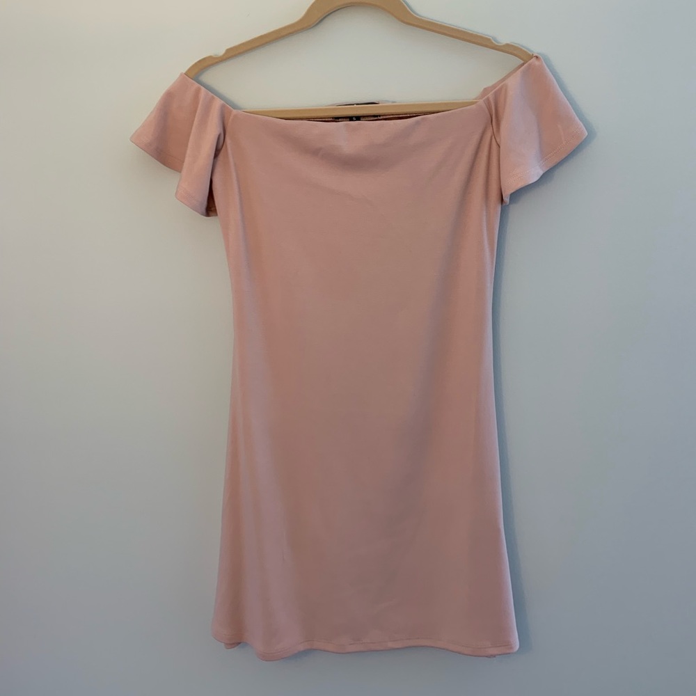 Lulu’s Kiss Keeper Blush Pink Swing Dress